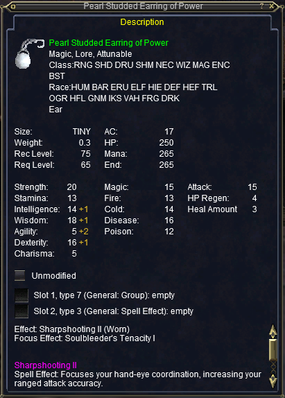 Pearl Studded Earring of Power